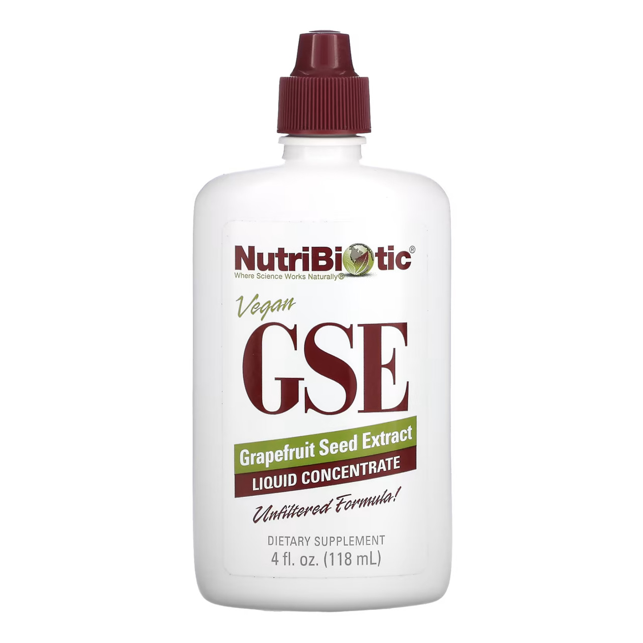 Екстракт насіння грейпфруту, GSE Liquid Concentrate - 118 ml