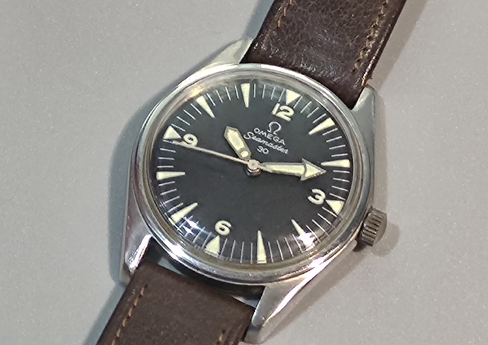 Vintage Omega Seamaster 30 P.A.F. military watch. Military issue for the Pakistan Air Force.