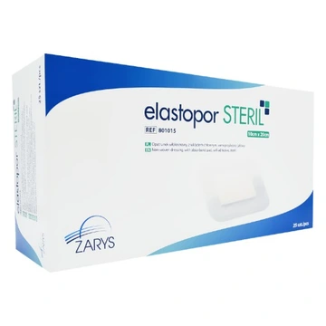 Пластир з абсорбуючою подушечкою elastopor steril 10×20 см  1шт.