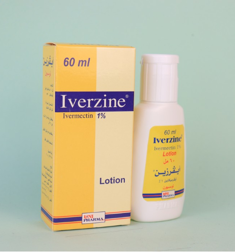 Iverzine 1% lotion Іверзин 1% лосьйон Івермектин 60 мл  Короста Педикульоз