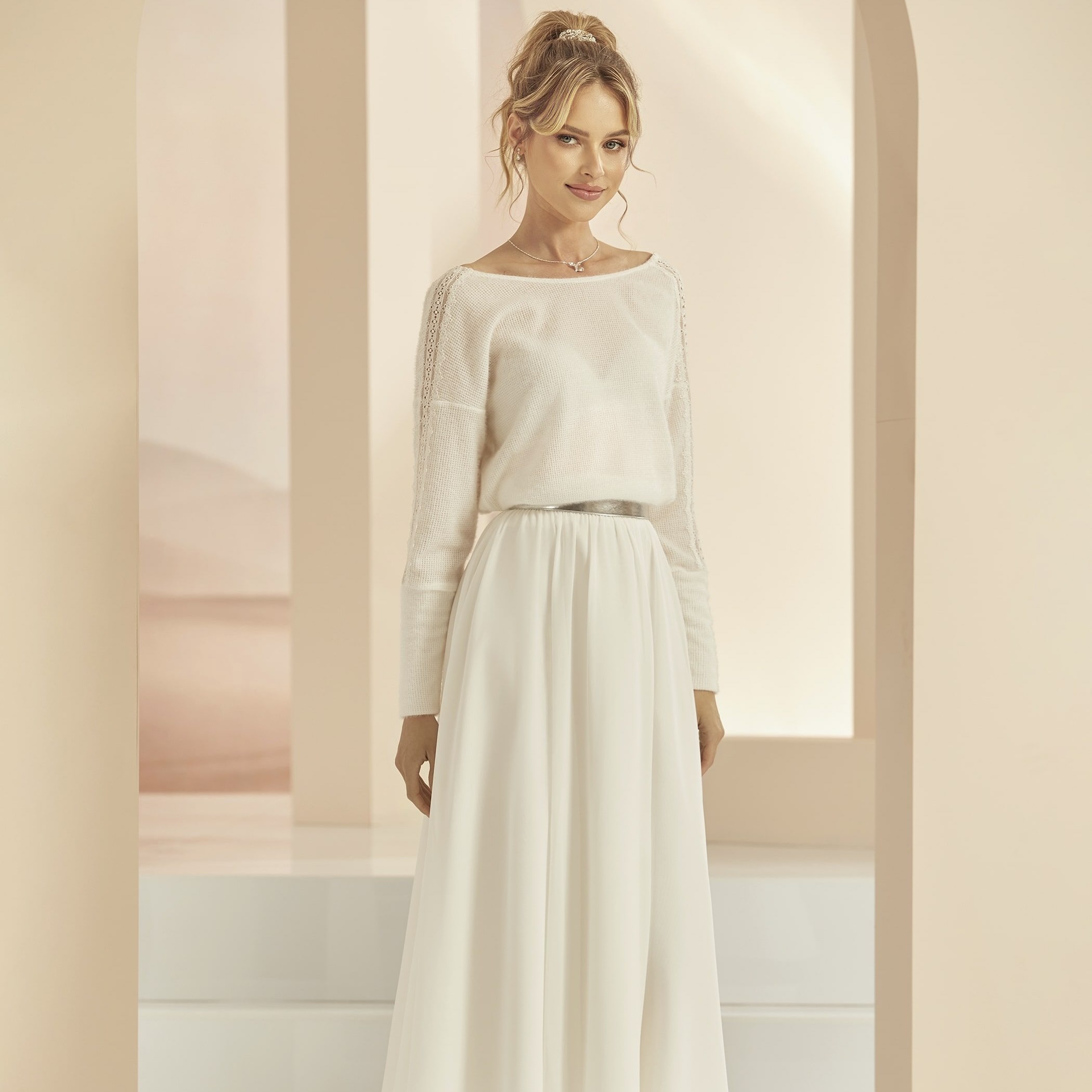 Bianco Evento Brautrock SILVA