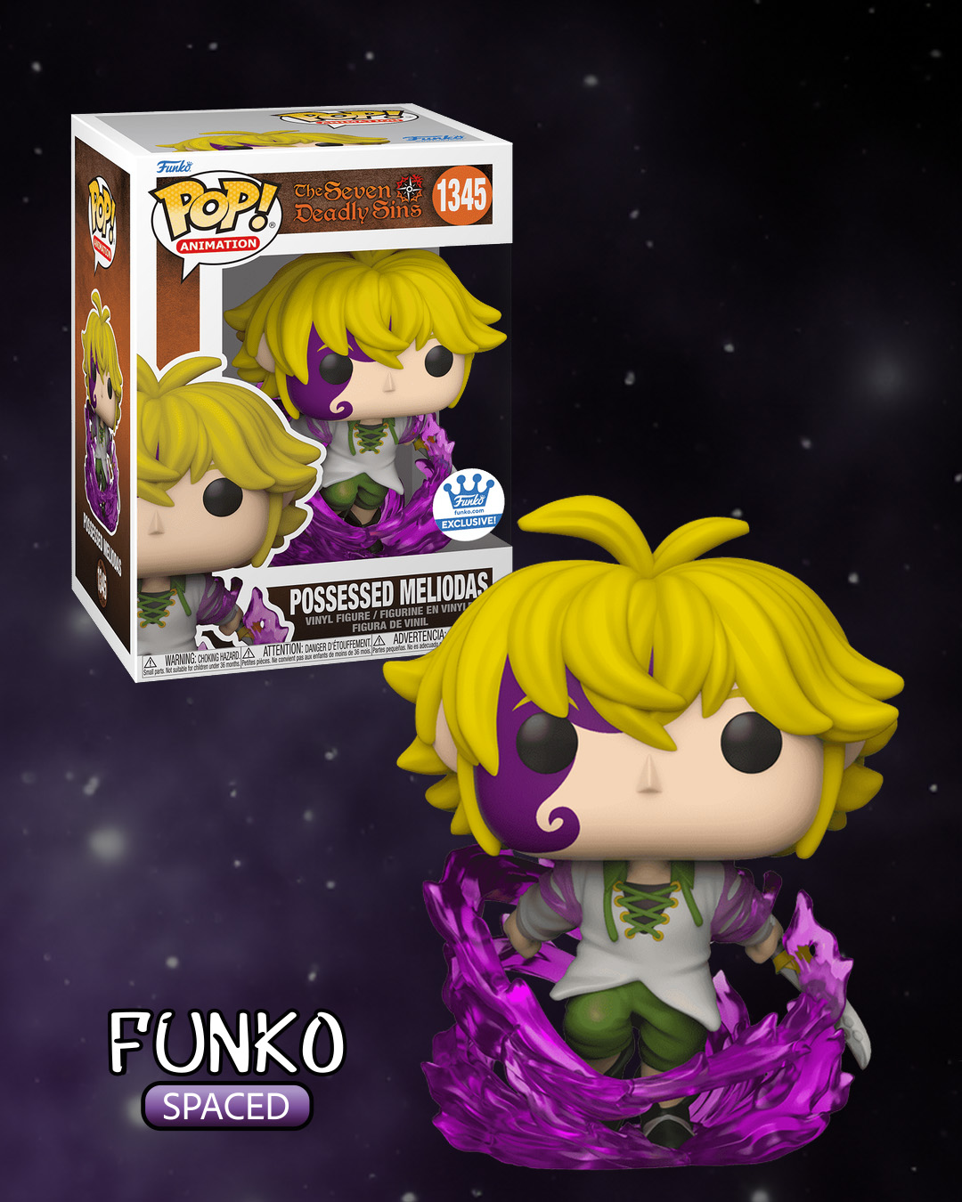 Фігурка Funko Pop The Seven Deadly Sins - Meliodas | Фанко Поп Сім смертних гріхів - Меліодас #1345