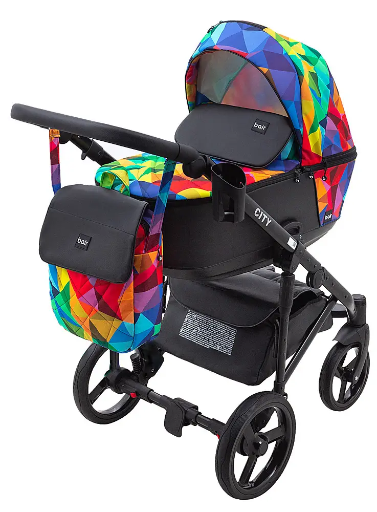 Коляска 2 в 1 Bair City Special 24 калейдоскоп