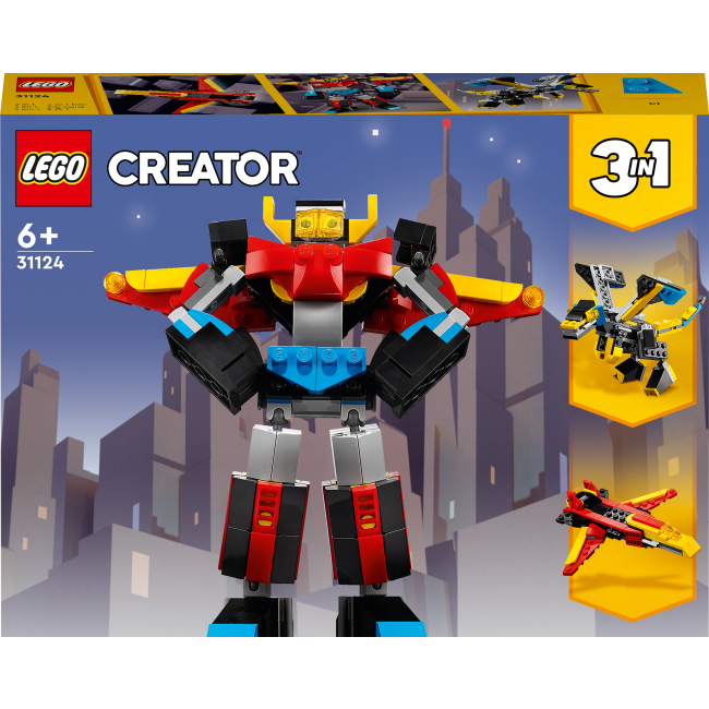 Конструктор LEGO Creator 3 v 1 Суперробот (31124)