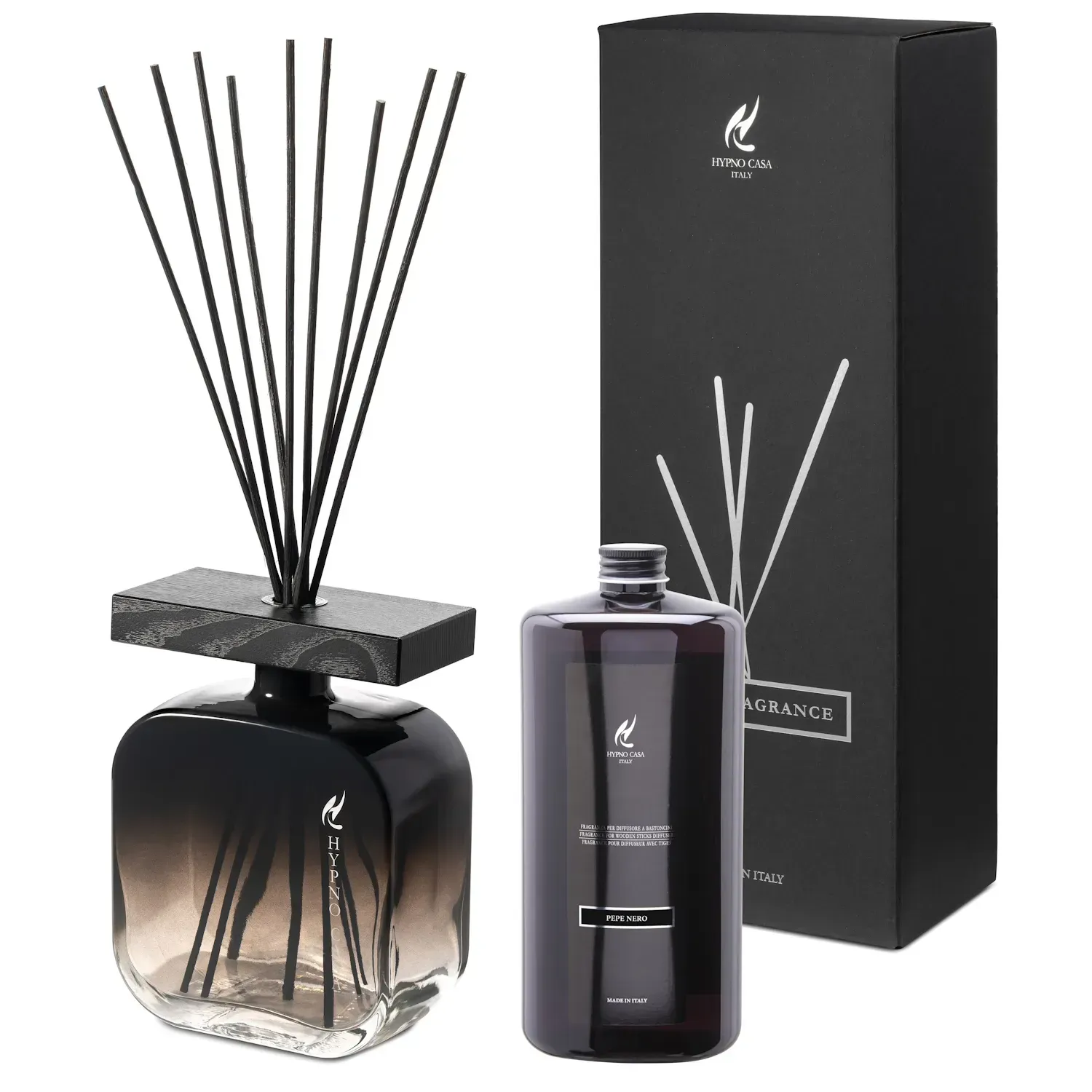 Набір Hypno Casa Pepe Nero: Ваза 1750 мл + парфум 1000 мл