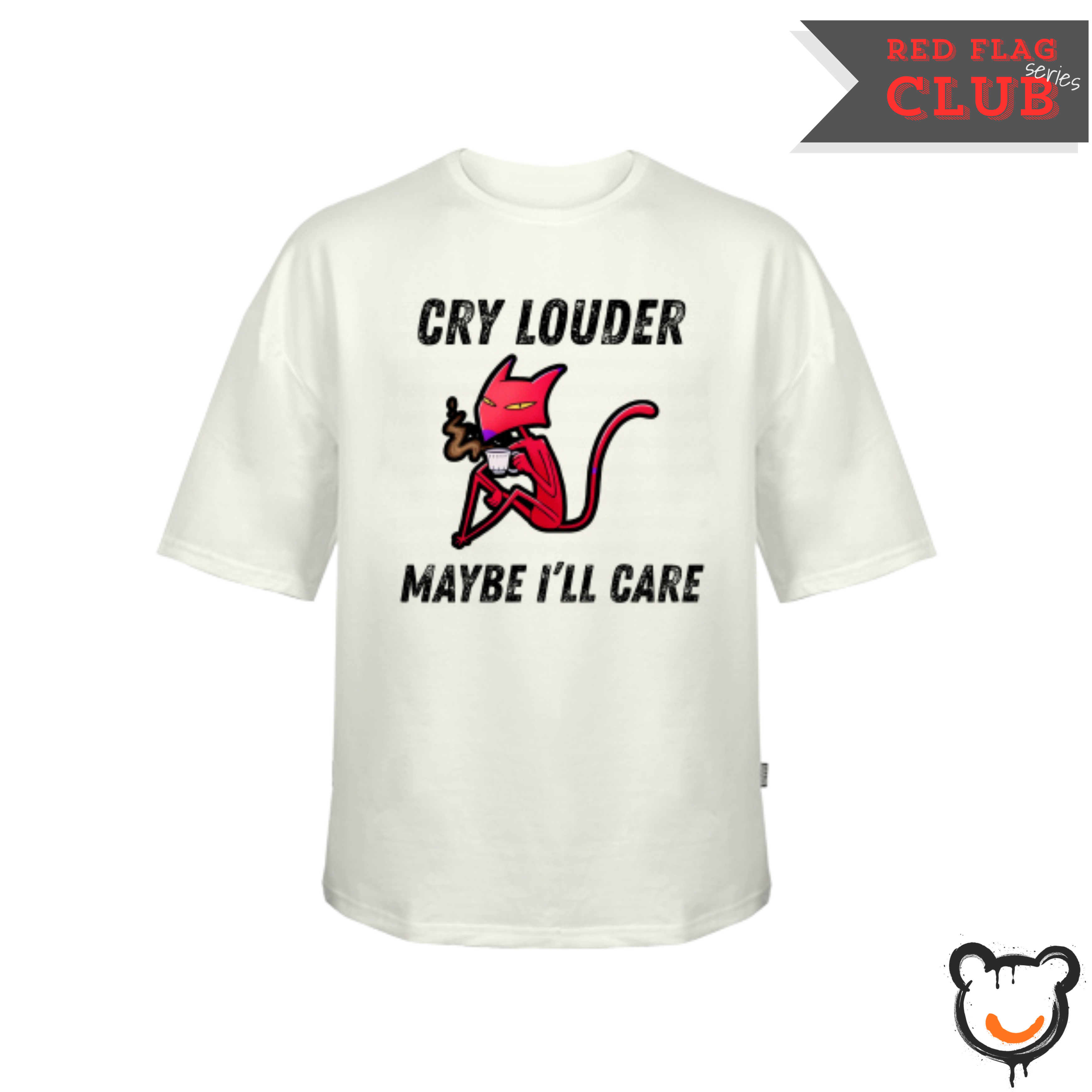 Футболка «Cry Louder» – Oversize