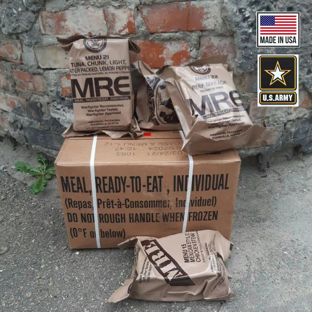 Оригінальний сухий пайок "MRE" Армії США.