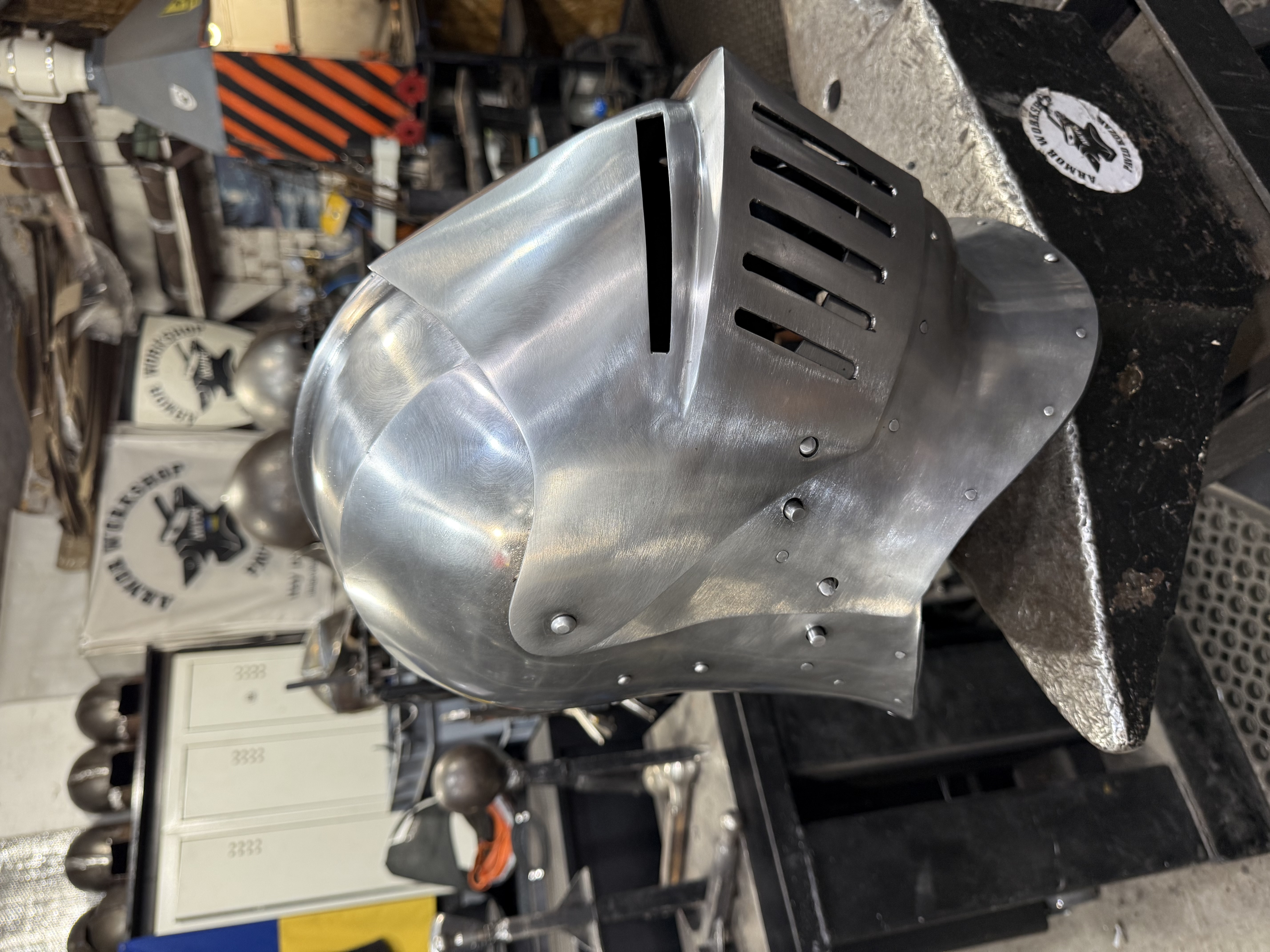 Armor helmet Armet “ Fulltop strike”