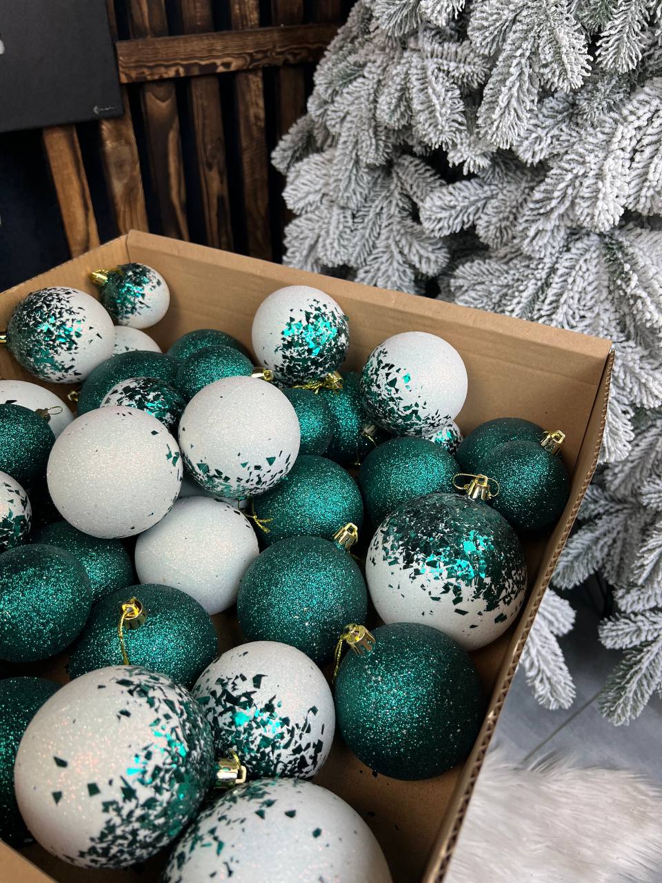 Подарунковий набір «Бите скло» - СМАРАГДОВИЙ 🥒