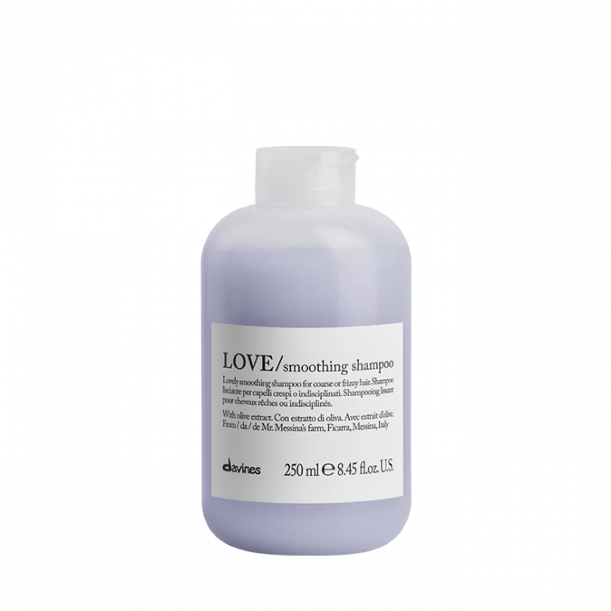 Шампунь для розгладження неслухняного та хвилястого волосся, LOVE smoothing shampoo