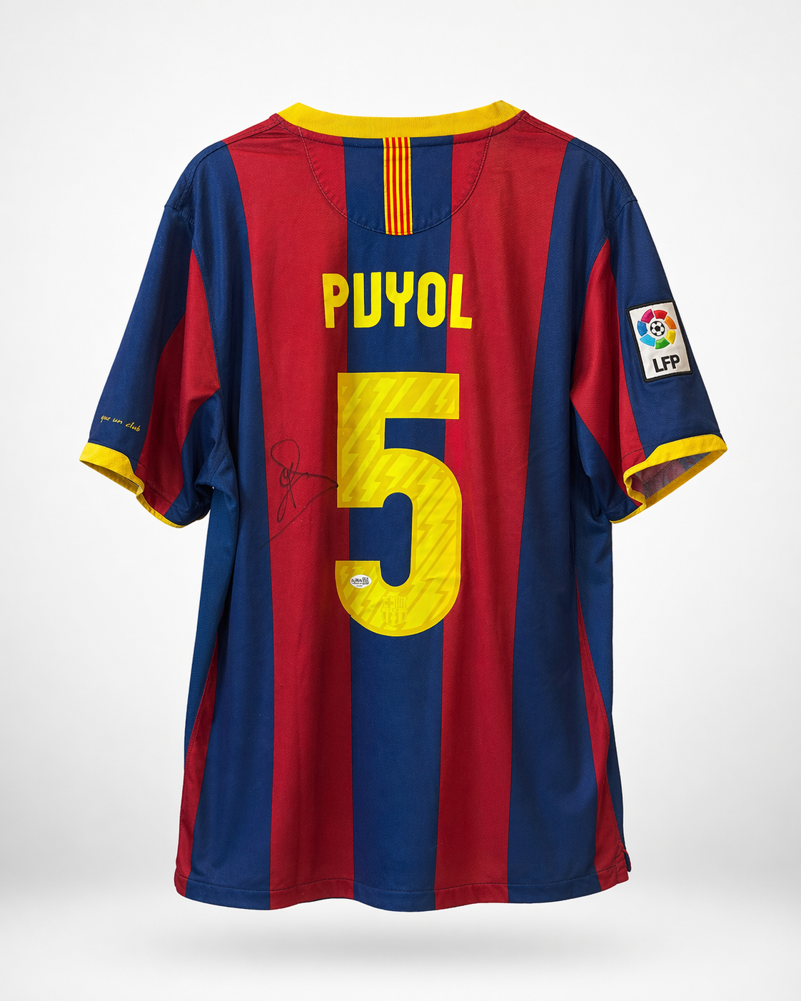 JERSEY CARLES PUYOL BARCELONA CERTIFICADO JSA 