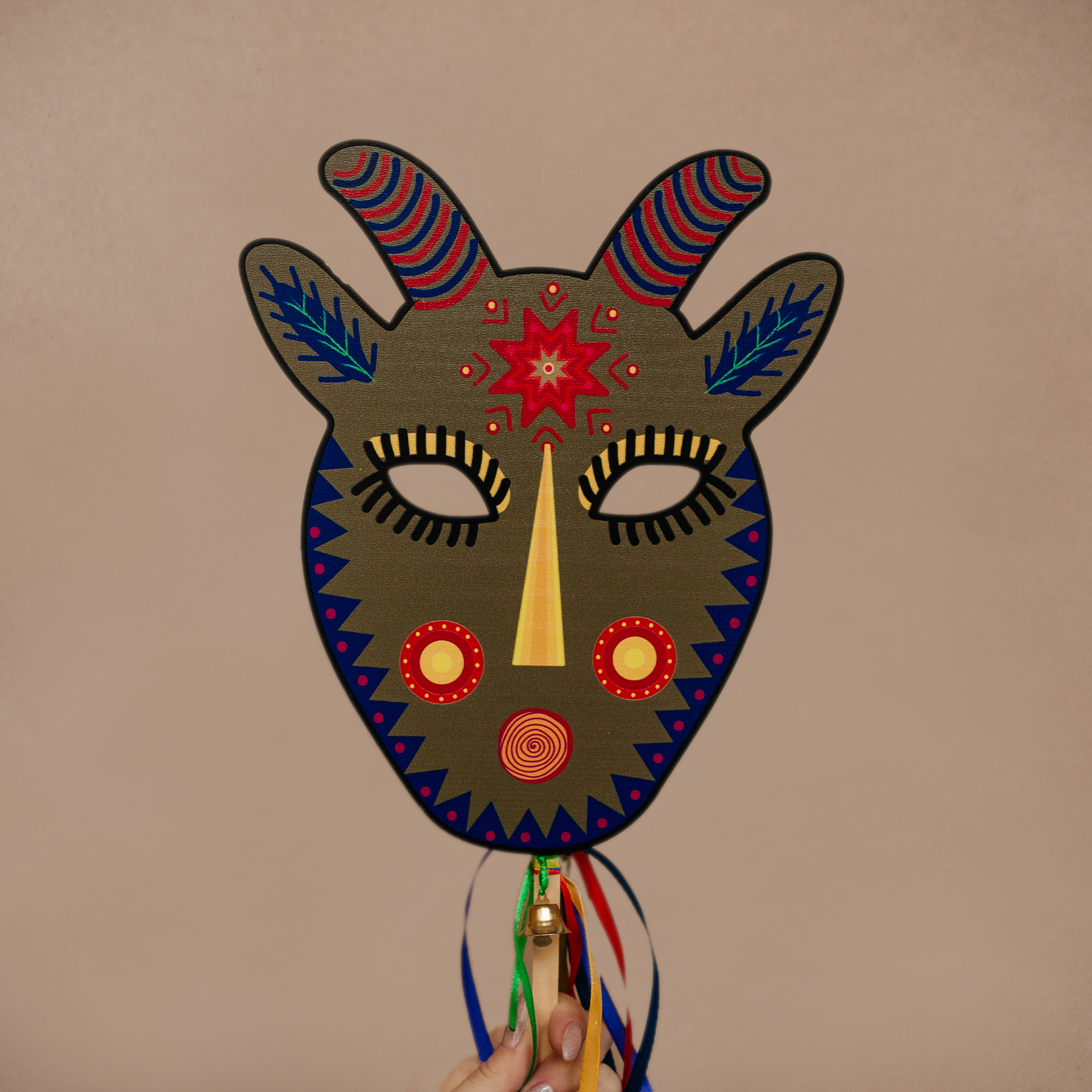 Маска Кози Хакі- Принт