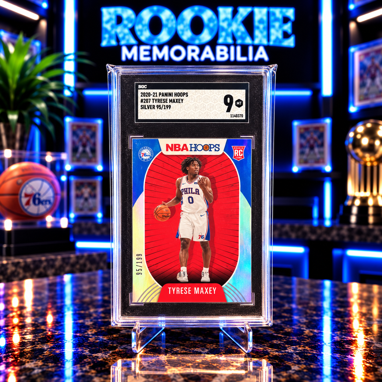 Tyrese Maxey /199 SGC 9!