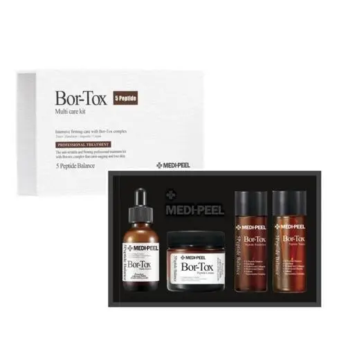 Набір для обличчя проти зморшок з пептидами Medi-Peel Peptide-Tox 5 Peptide Bor Multi Care Kit, 4 шт  Топ Популярний