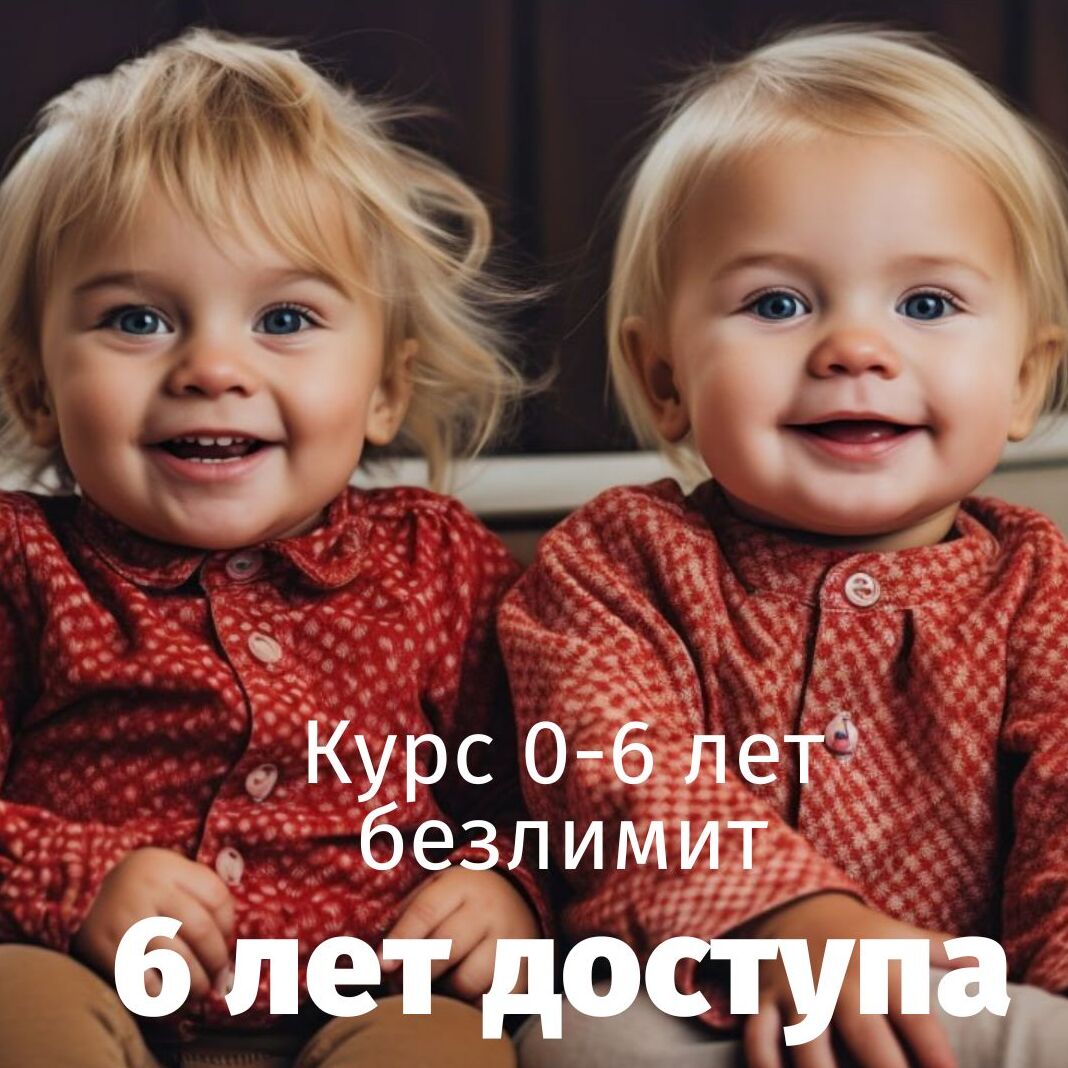 Курс 0-6 лет безлимит с доступом на 6 лет