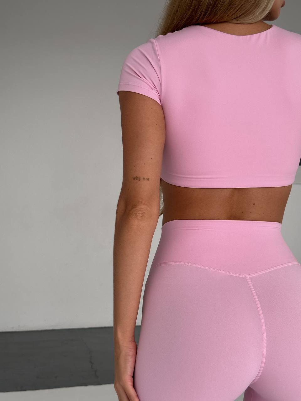 Комплект Преміум якість кроп топ та легінси без Пуш ап в 4 кольорах