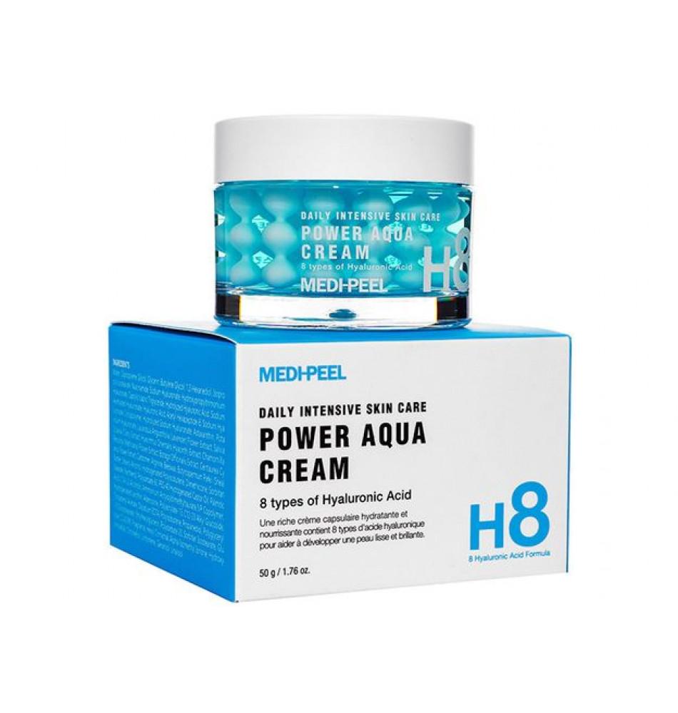 Крем для обличчя зволожуючий з пептидними капсулами Medi Peel Power Aqua Cream 50 мл