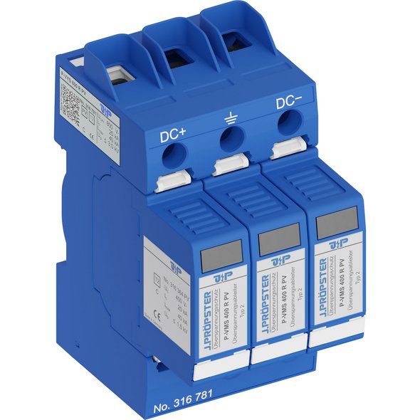 ПЗІП -VYS 800 PV тип 2, 3 TE, 2+1-полюсний
