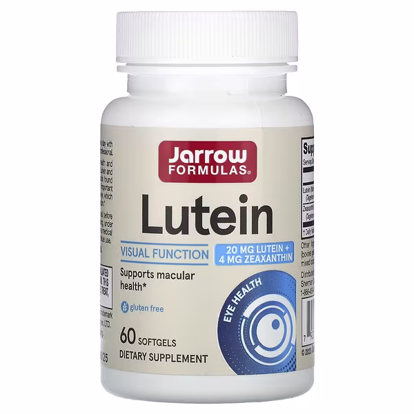 Jarrow Formulas, Lutein, 20 mg, 60 Softgels