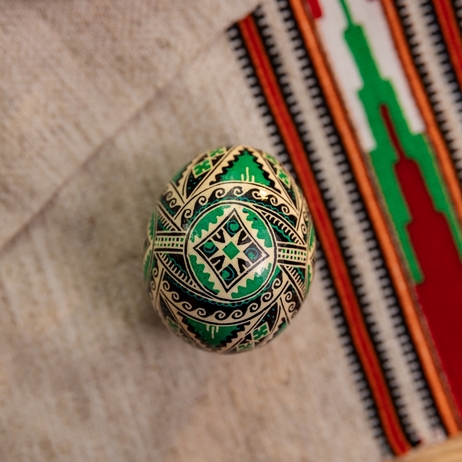 Великодня БЛАГОДІЙНА писанка у кошик