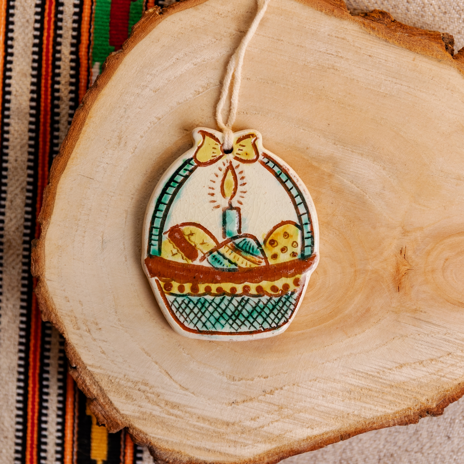 Підвіска для декору кошика, 8*7 см