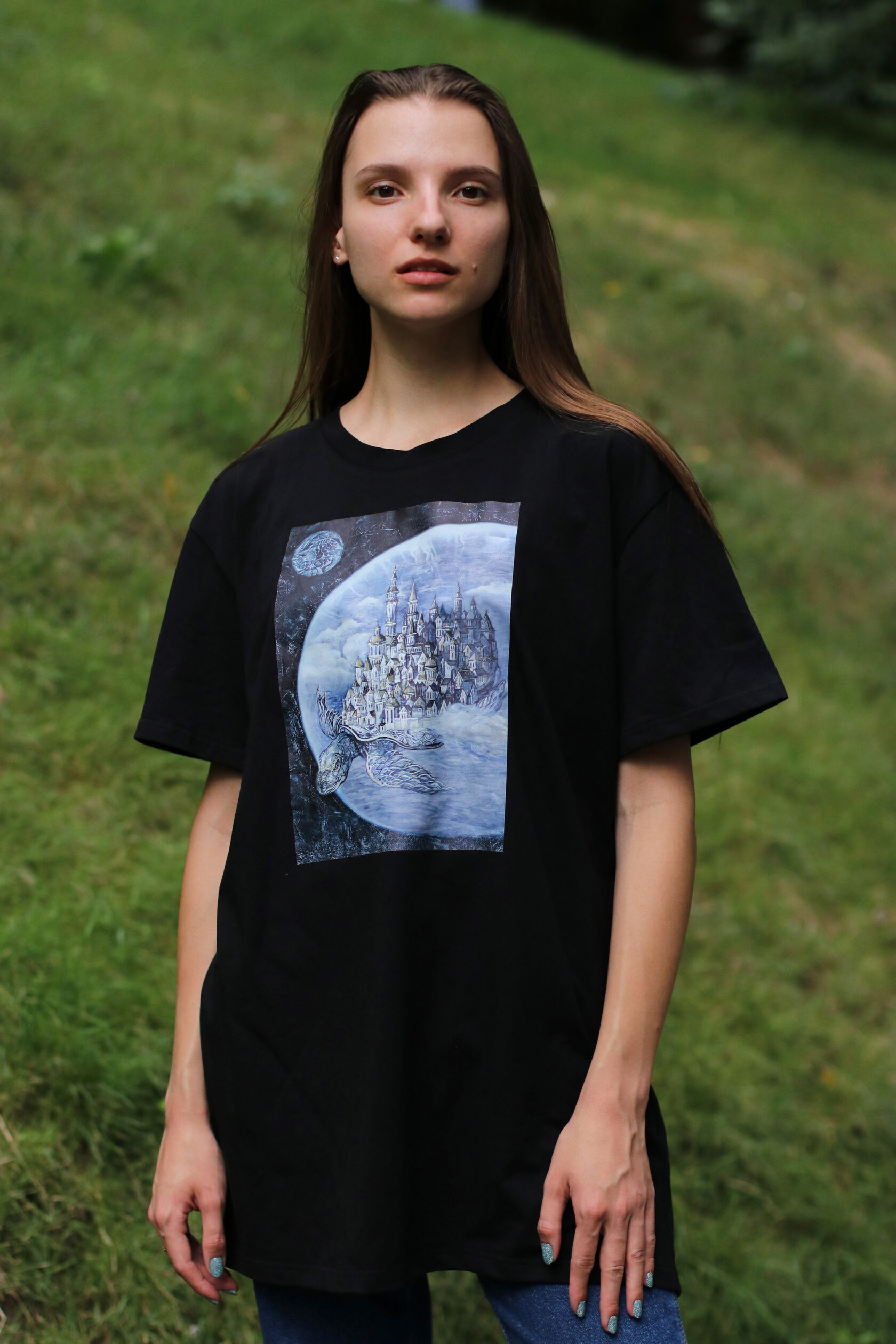 «Twenty-fifth (25th) lunar day» black t-shirt