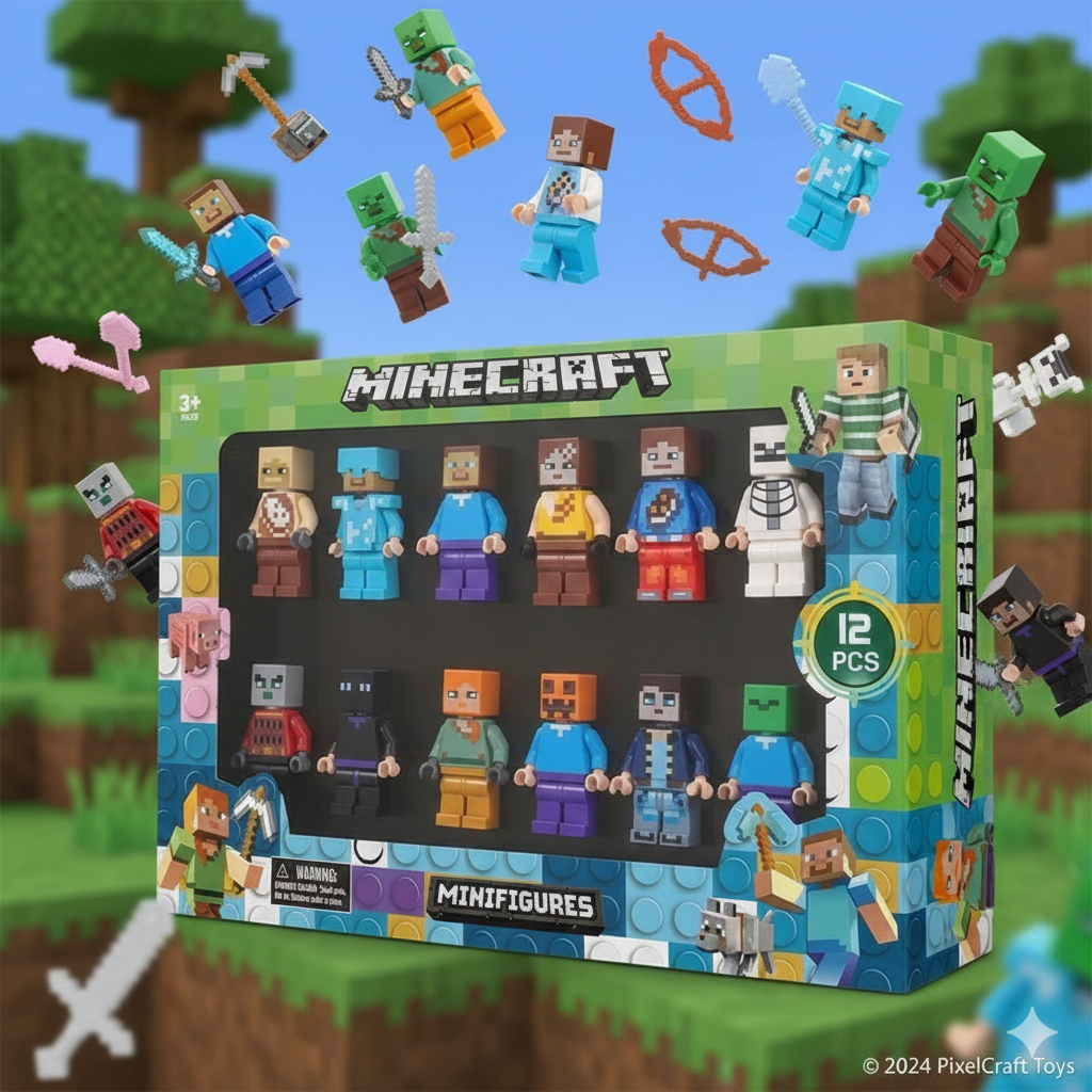 Набір фігурок жителі Minecraft 12 шт іграшкові герої