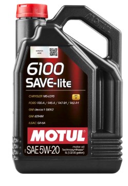 Моторна олива Motul 6100 SAVE-LITE 5W-20, 5л.