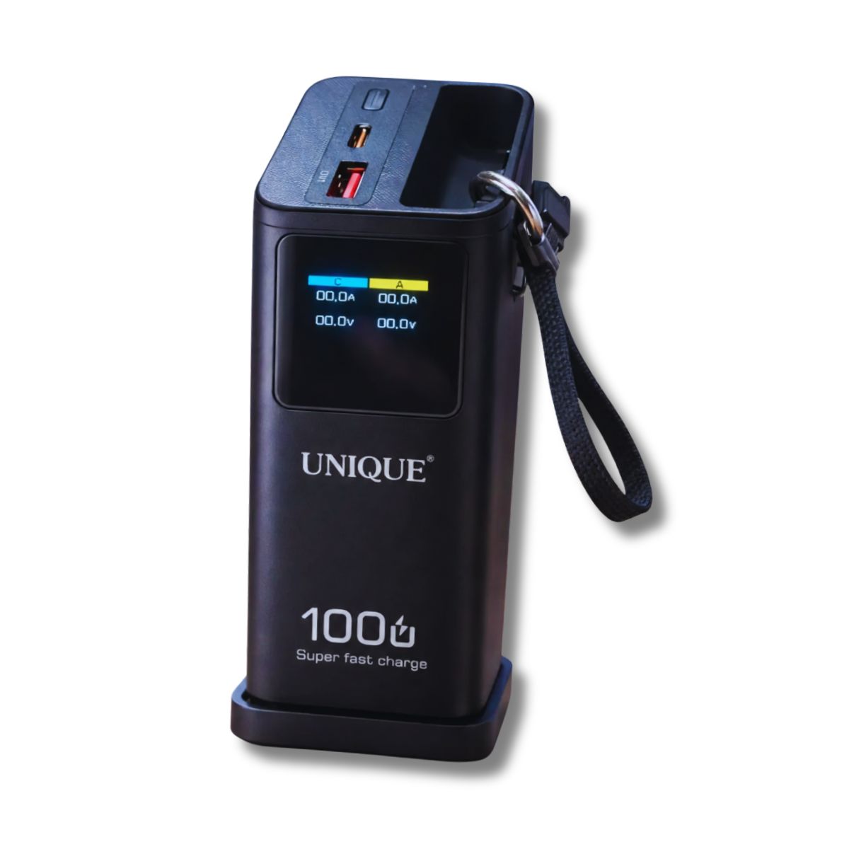 Зовнішній акумулятор павербанк Unique 60000mAh 22.5W (Fast Charge)