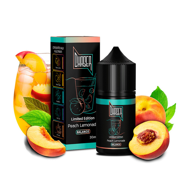 Рідина Chaser Black 30мл 50мг Peach Lemonade (Персик Лимонад)