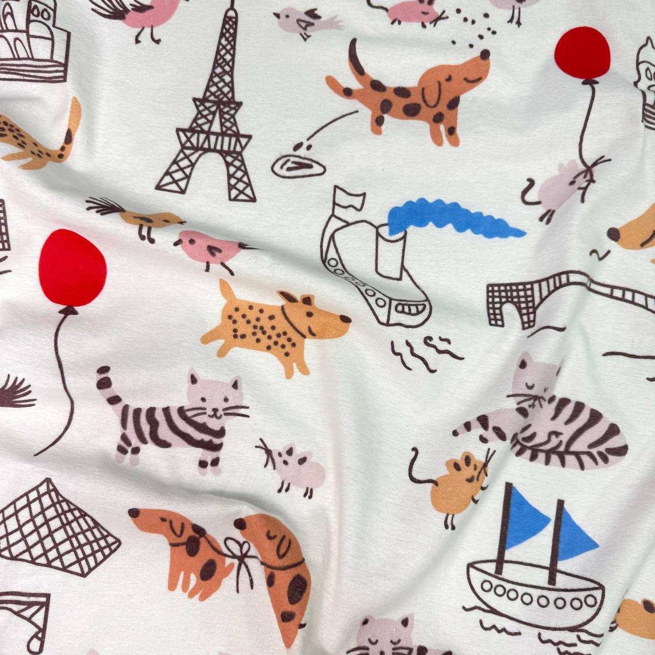 Пелюшка бавовняна/фланелева 110х90