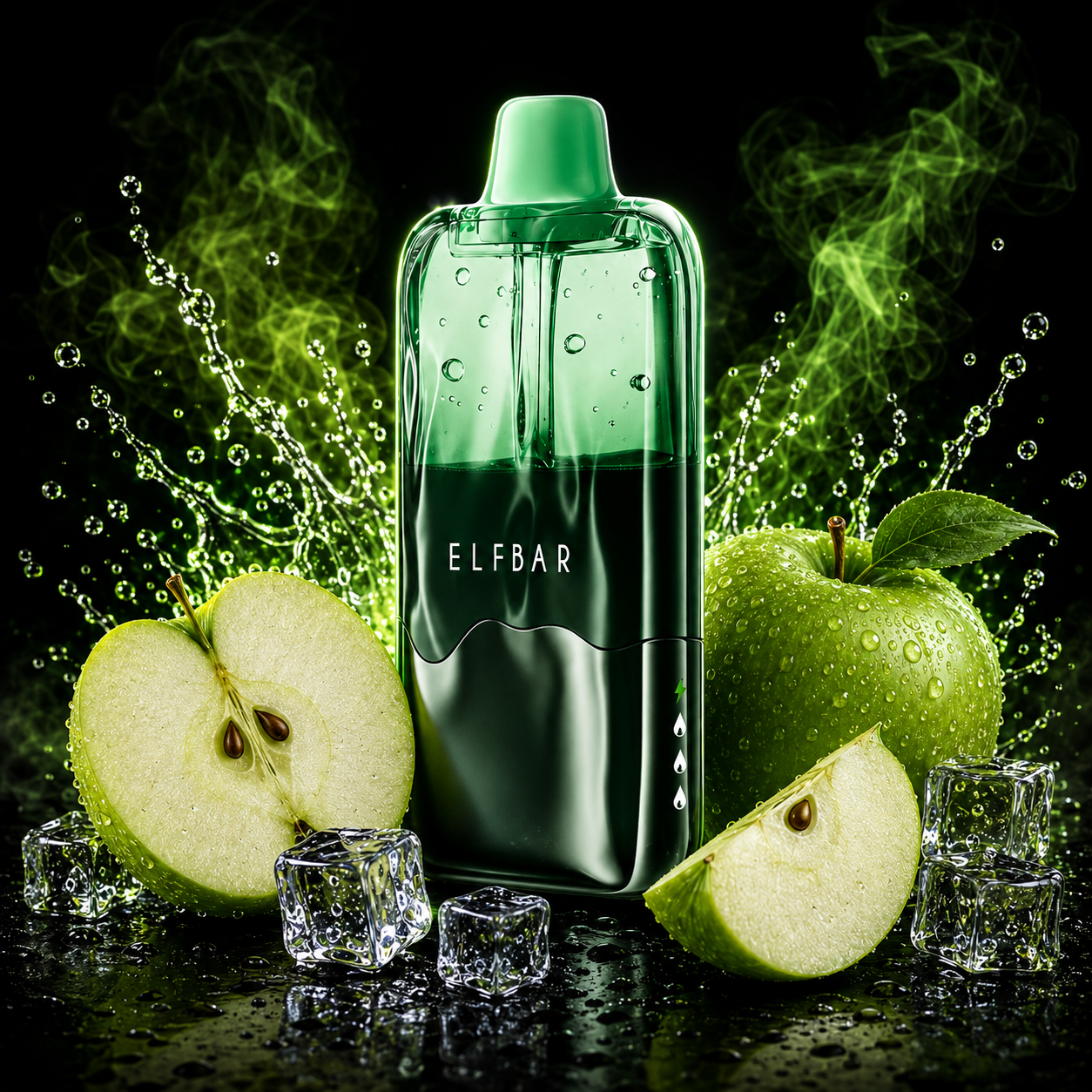 DUKE 30000 Sour Apple Ice (Кисле яблуко лід)