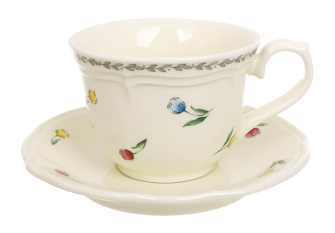 Vintage Tulip, Чашка з блюдцем порцелянові