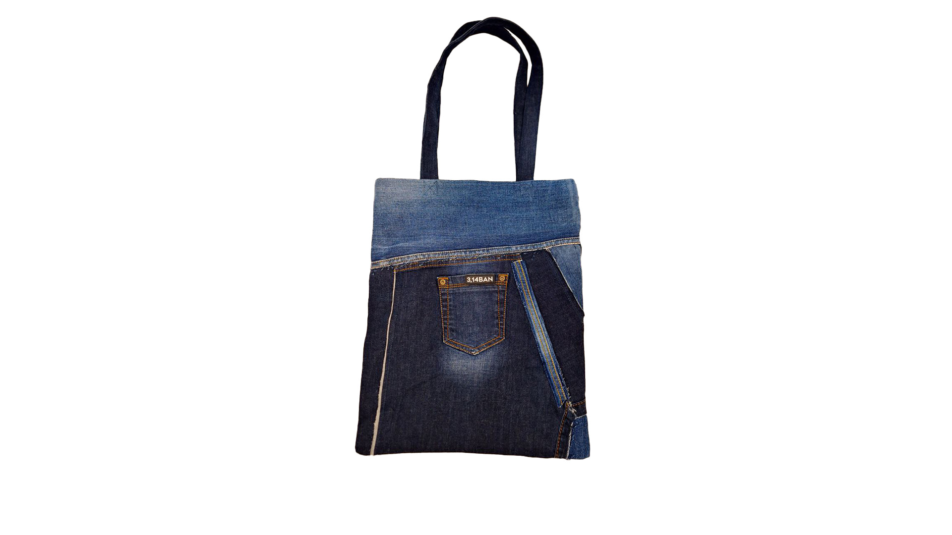 Шопер Denim Reborn з джинсу (42×34 см)