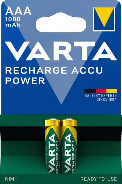Акумулятор VARTA 1000 mAh AAA Ni-MH