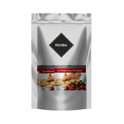 Чай Rioba Журавлина та імбир фруктово-медовий 50г