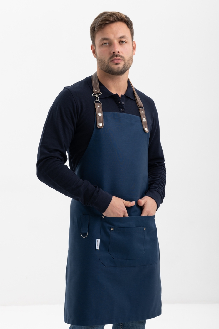 APRON WITH ECO-LEATHER