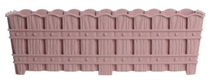 Горщик для квітів VIOLET HOUSE 1062 BAMBOO PINK 3 дренажем 65 см