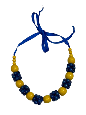 Намисто "Патріотичний акцент" | Collier "Accent patriotique"