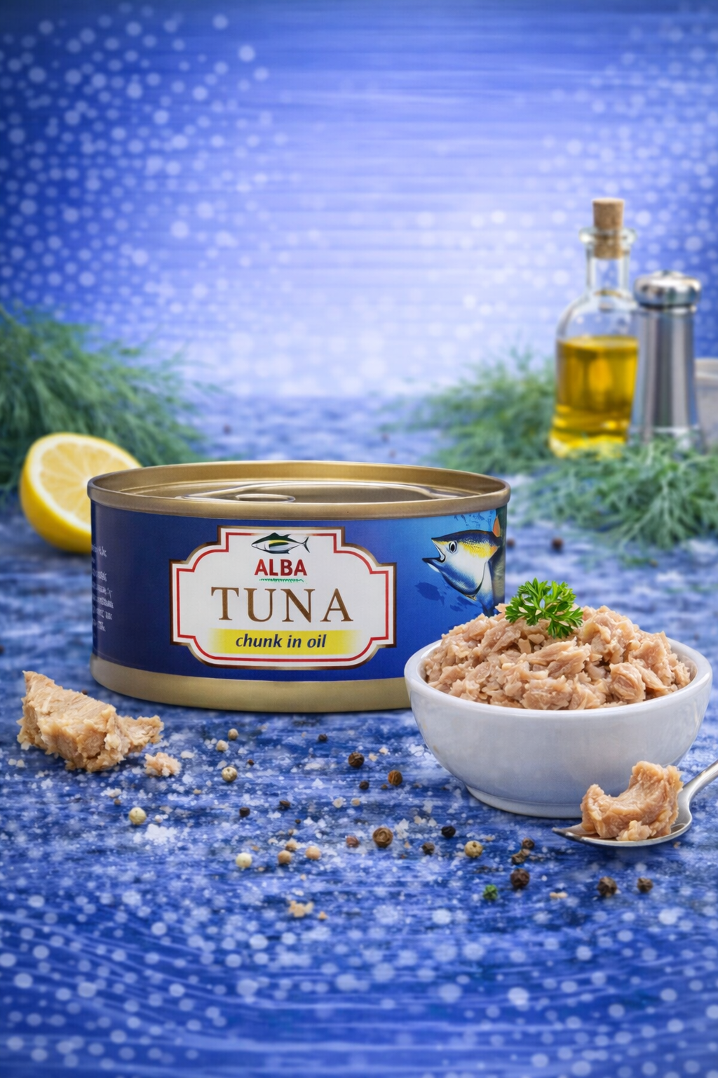 Тунець цілий в олії "Alba Food"