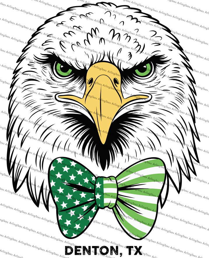 Denton 4th of July Eagle with Bow Tie