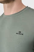 Футболка AVECS зелена з технологією Soft Touch