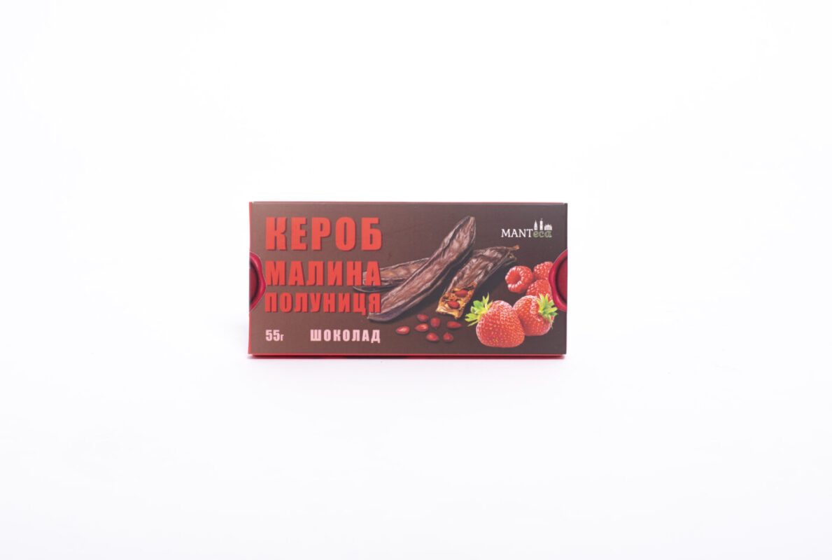 Шоколад Кероб-Малина-Полуниця 55г Manteca 