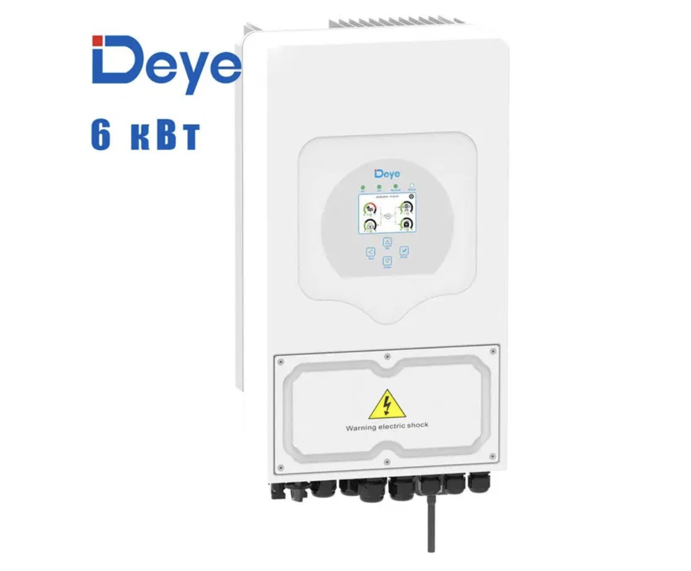 Гібридний інвертор DEYE SUN-6K-SG03LP1-EU 6kW, 1Ф, 48V, Wi-Fi