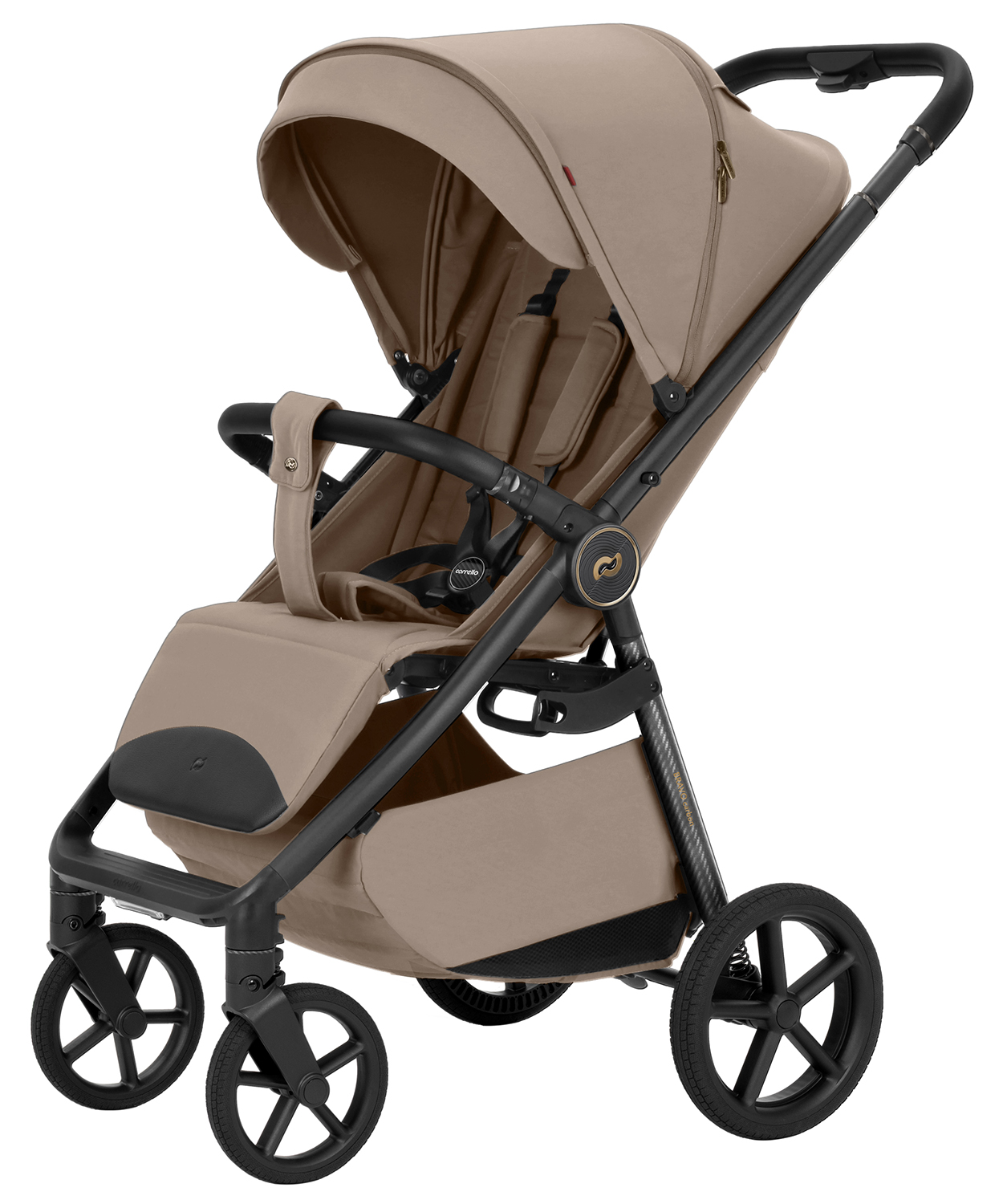 Прогулянкова коляска CARRELLO Bravo Carbon CRL-5530 Ketch Beige 