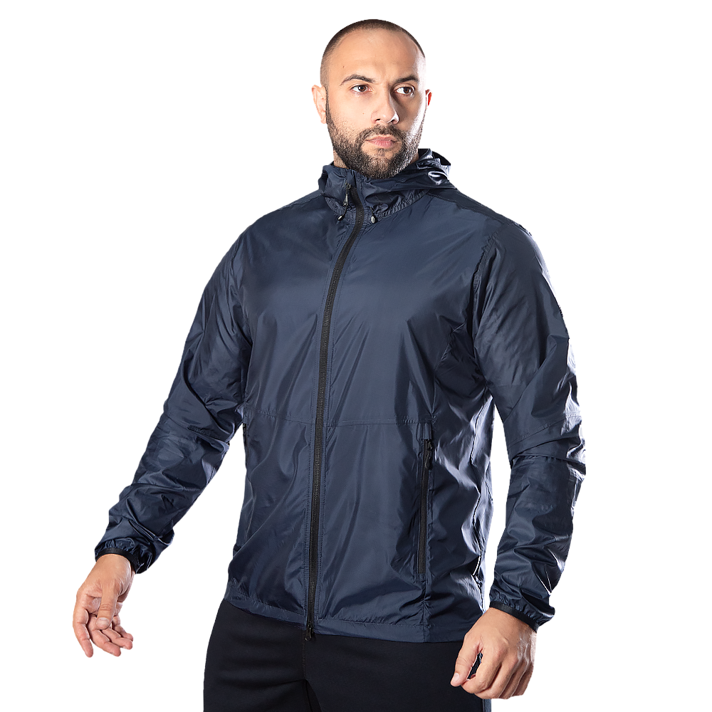 Мембранна куртка-вітрівка "Windout 2.0 BLUE" від українського бренду "CAMOTEC".