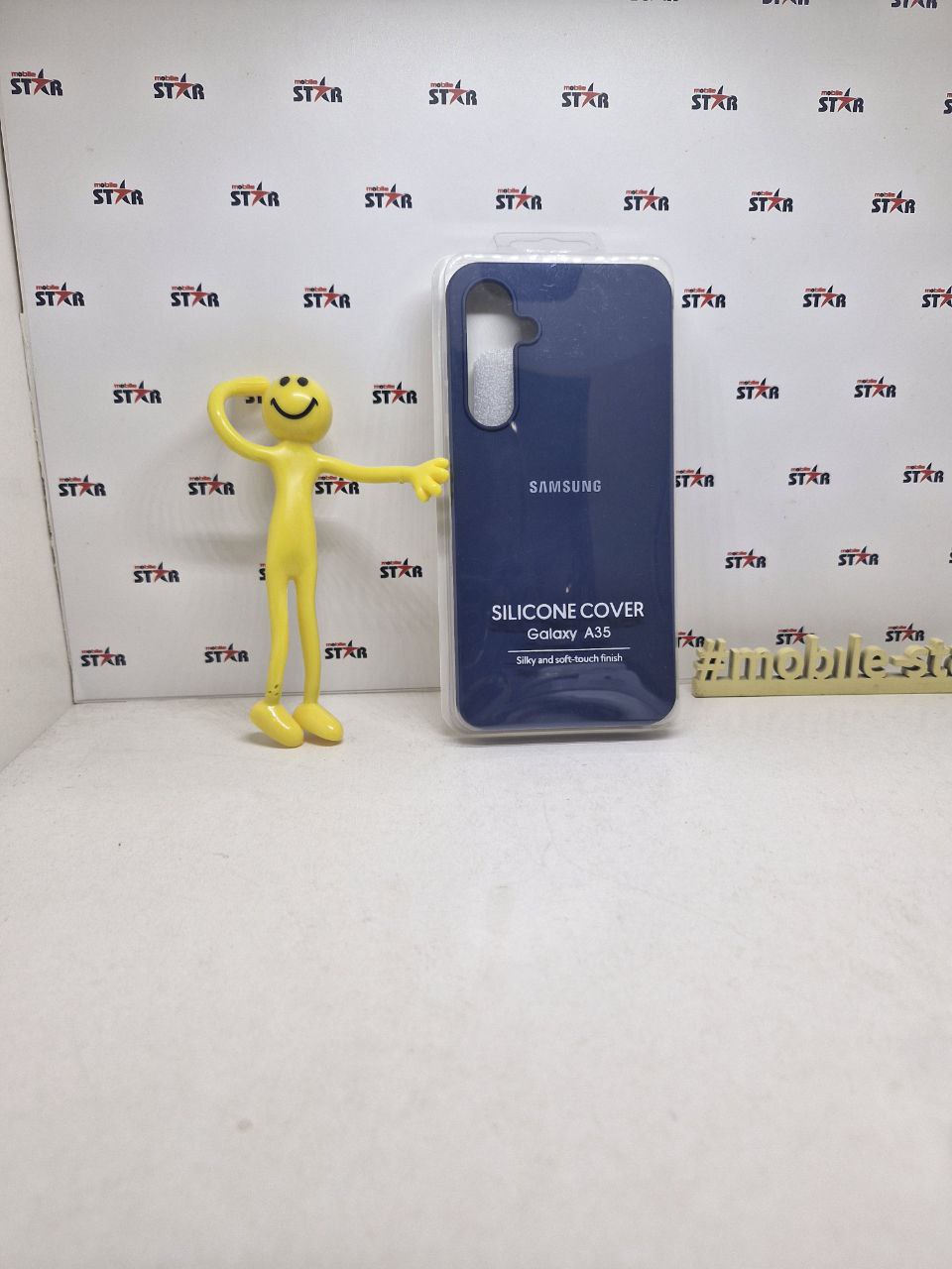 Silicone Case Full for Samsung A35 5G (A355) Navy Blue