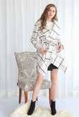 Women’s Plaid Wool Coat For Winter Fashion | Autumn Winter Coat Women