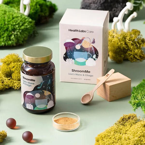 ShroomMe Lion's Mane & Chaga Їжовик Гребінчастий порошок - 45.54 г