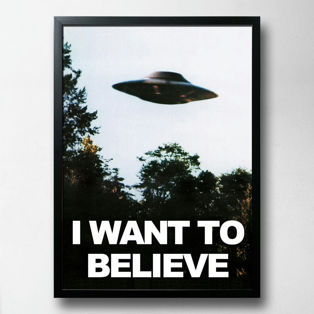 Постер I Want To Believe, ПВХ